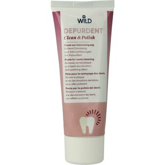 Depurdent clean &amp; polish whitening tandpasta Wild 75ml