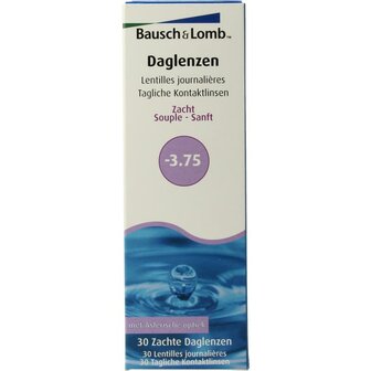 Daglenzen -3.75 Bausch &amp; Lomb 30st