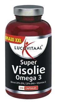 Visolie super omega 3 xxl Lucovitaal 210ca