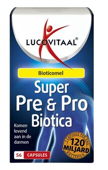 Pre &amp; probiotica 120 miljard Lucovitaal 56ca