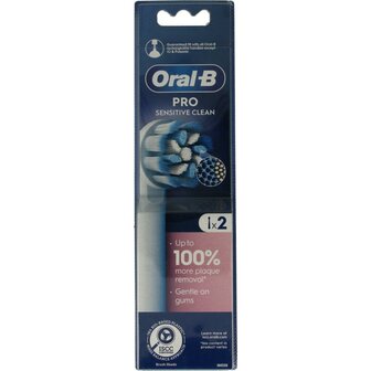 Opzetborstel sensitive clean Oral B 2st