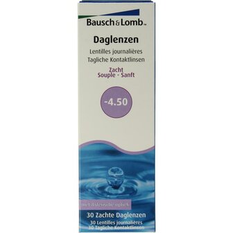 Daglenzen -4.50 Bausch &amp; Lomb 30st