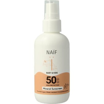 Zon baby &amp; kids spray SPF50 Naif 100ml