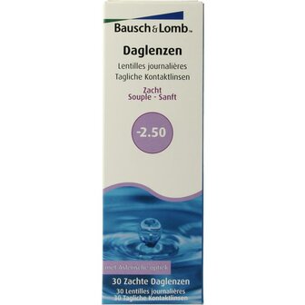 Daglenzen -2.50 Bausch &amp; Lomb 30st