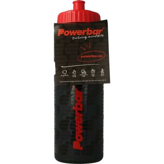 Bidon zwart 750ml Powerbar 1st