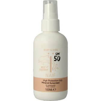 Baby &amp; kids zonnebrand spray SPF50 Naif 100ml