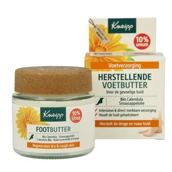 Foot care voetbutter calendula sinaasappelolie Kneipp 100ml