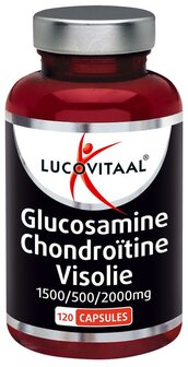 Glucosamine chondroitine visolie Lucovitaal 120ca