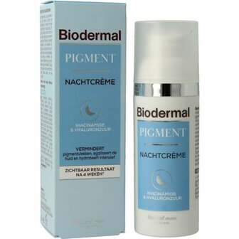 Nachtcreme anti pigment Biodermal 50ml