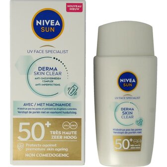 Sun face blemish control SPF50+ Nivea 40ml