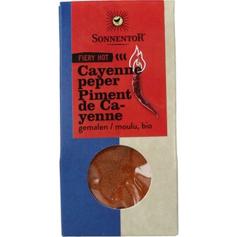 Cayennepeper gemalen Sonnentor 40g