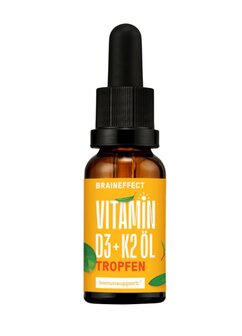 Braineffect - Vitamine D3 + K2 Druppels 50ml